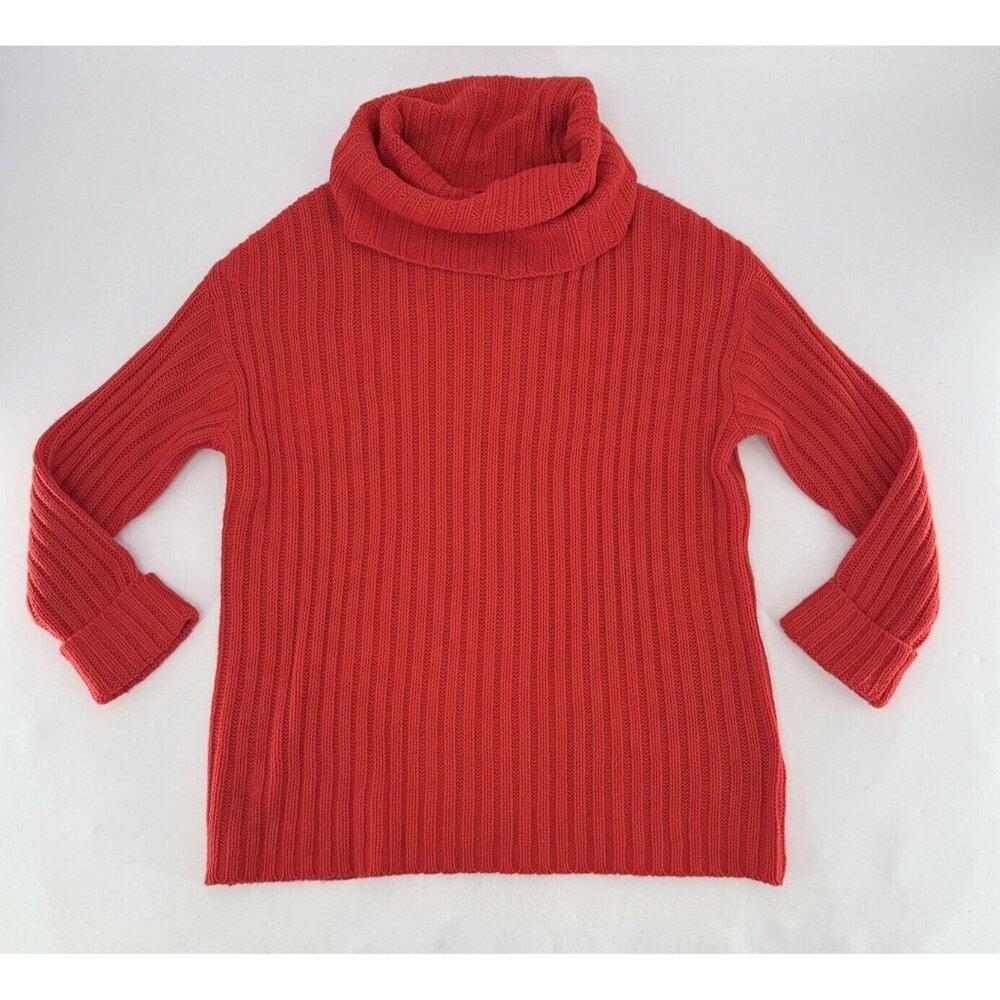 Divided H&M Women’s‎ Bright Red Cowl Neck Pullover Knit Sweater Size Small